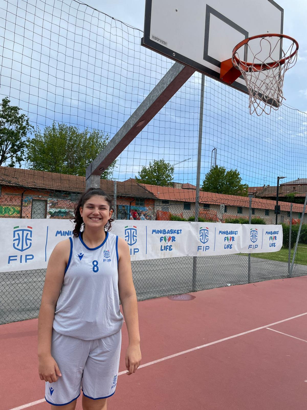 Eleonora Carfora al Jamboree Nazionale Minibasket!